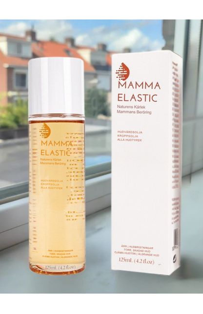 Mamma Elastic – Massageolja mot bristningar