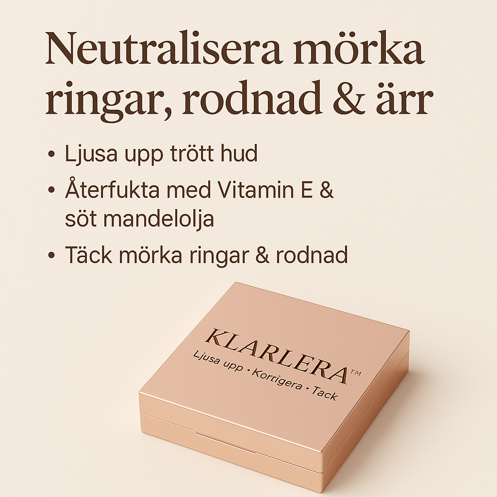 KlarLera | Ljusa upp • Korrigera • Täck