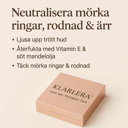 KlarLera | Ljusa upp • Korrigera • Täck