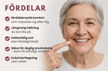 TanfiFaste™ Pro | Säker proteshållning i upp till 4 dagar