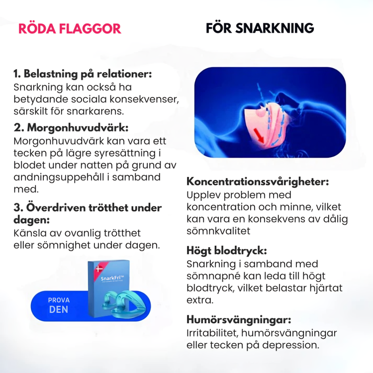 SnarkFri™ | ANTI-SNARK MUNSTYCKE