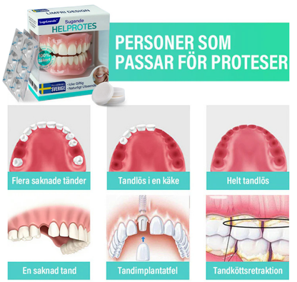 LugnLeende™ Suction-fit Komplett Tandprotes🦷🦷