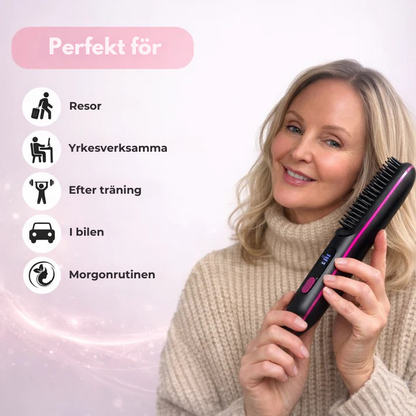 SlätBorste™ | Salongmjukt hår när som helst, var som helst