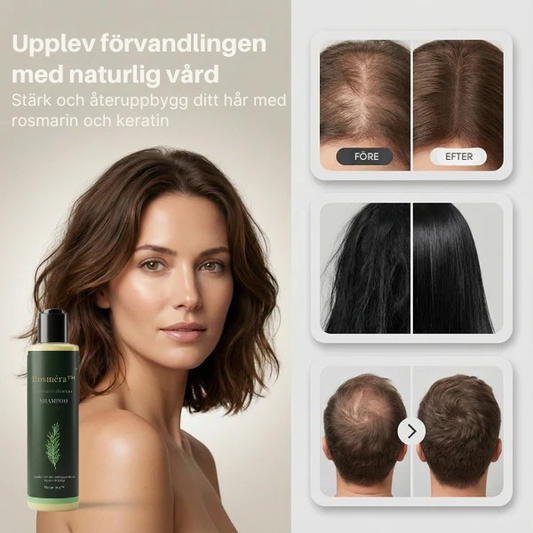 Rosméra™ | Rosmarinschampo Naturlig styrka, volym och vård för ditt hår