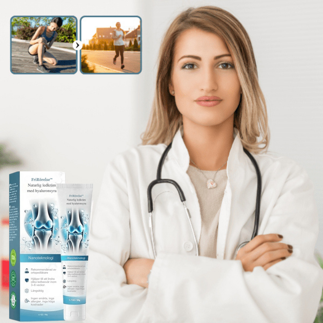 FriRörelse™ - Naturlig ledkräm med hyaluronsyra