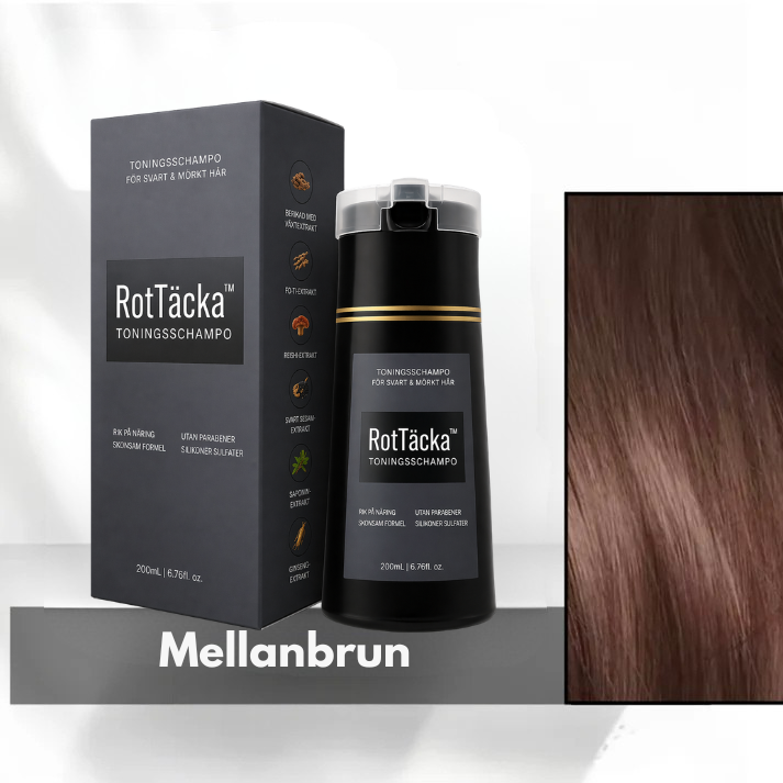 RotTäcka™ | Färgschampo helt fritt från ammoniak, väteperoxid och PPD