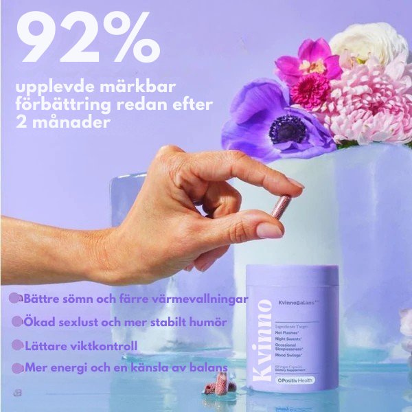 Kvinno – Hormonbalans och stöd vid klimakteriet