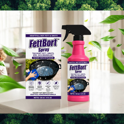 FettBort™ Spray | Tar bort fett, smuts, rök- och brandlukt