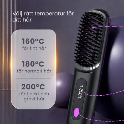 SlätBorste™ | Salongmjukt hår när som helst, var som helst