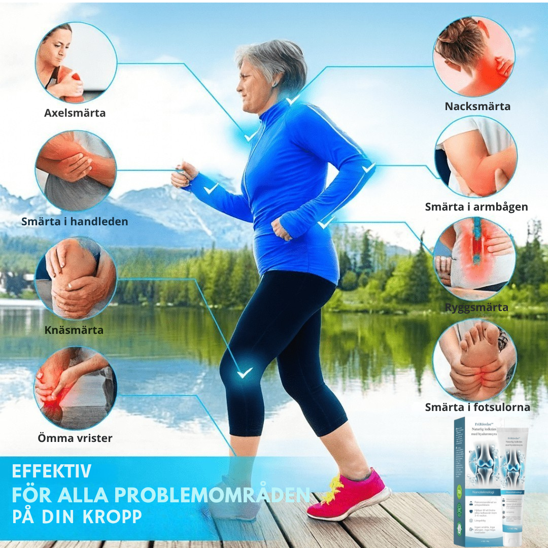 FriRörelse™ - Naturlig ledkräm med hyaluronsyra
