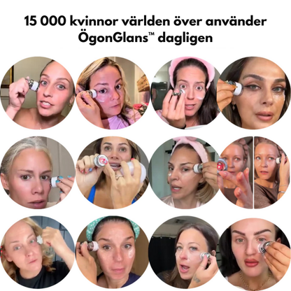 ÖgonGlans™ | Infraröd ögonvård för svullna ögon och mörka ringar