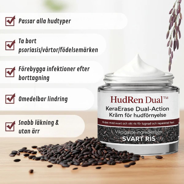 HudRen Dual™ | KeraErase Dual-Action Kräm för hudförnyelse
