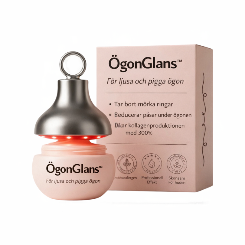 ÖgonGlans™ | Infraröd ögonvård för svullna ögon och mörka ringar