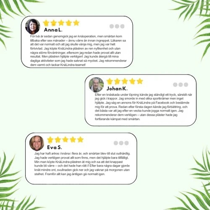 KnäLindra - Örtplåster för knäsmärta