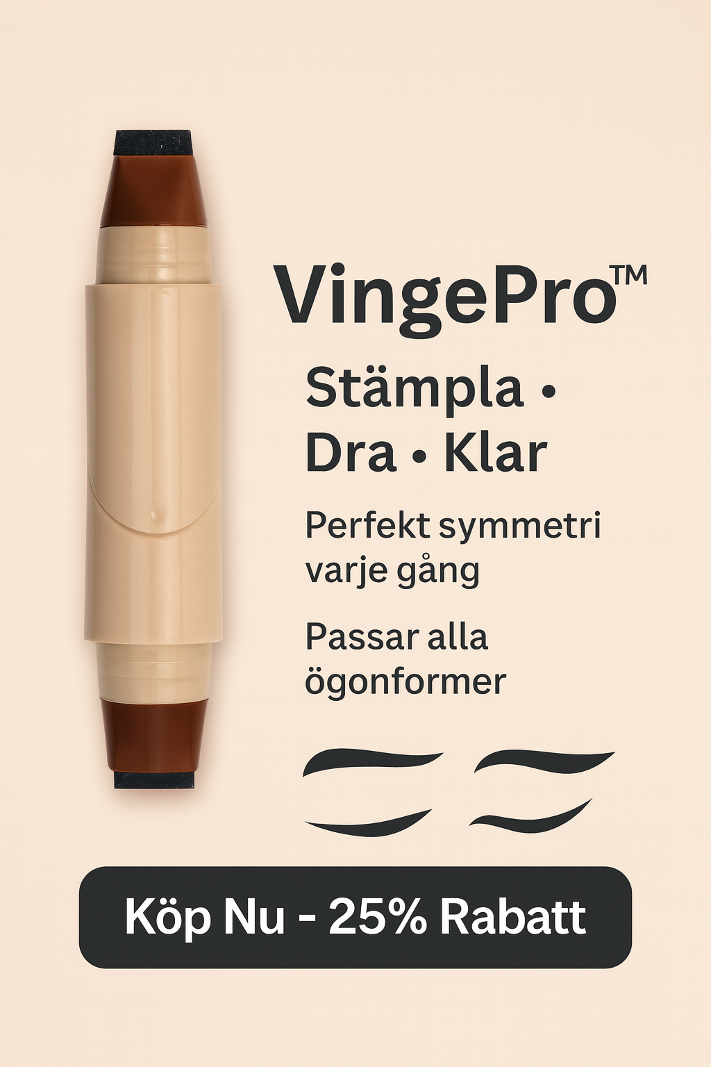 VingePro | Ving-eyeliner med 2x formelkapacitet