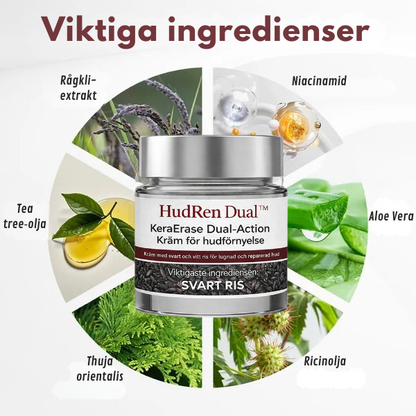 HudRen Dual™ | KeraErase Dual-Action Kräm för hudförnyelse