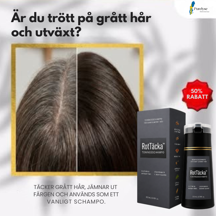 RotTäcka™ | Färgschampo helt fritt från ammoniak, väteperoxid och PPD
