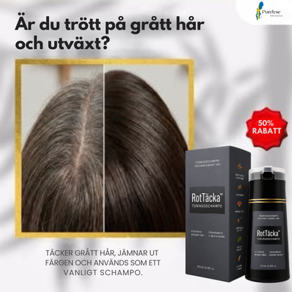 RotTäcka™ | Färgschampo helt fritt från ammoniak, väteperoxid och PPD