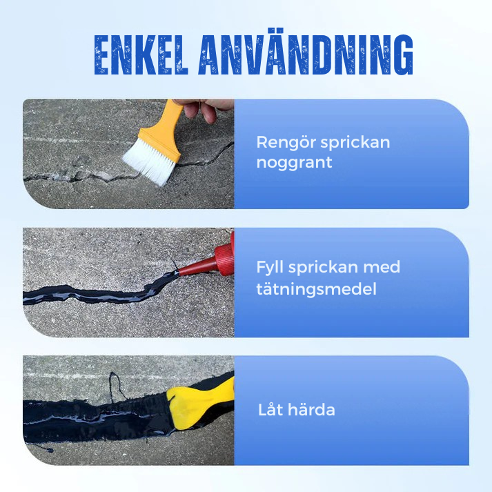 SprickFix™ | Högpresterande tätningsmedel för sprickor i betong
