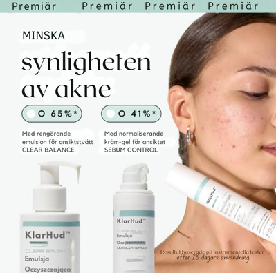 KlarHud™ | Rengörande ansiktstvättemulsion