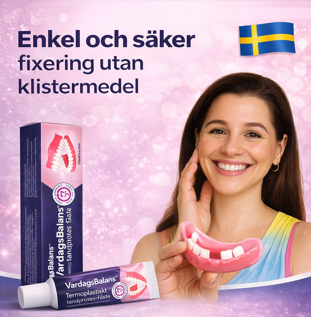 VardagsBalans proteslim | Säkert grepp utan daglig limning i upp till 3 dagar