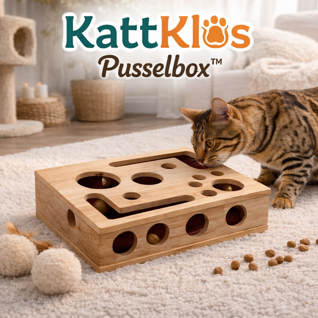 KattKlos Pusselbox™ | Stressfritt kattliv