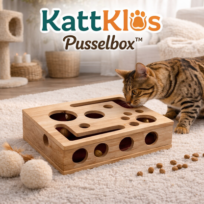 KattKlos Pusselbox™ | Stressfritt kattliv