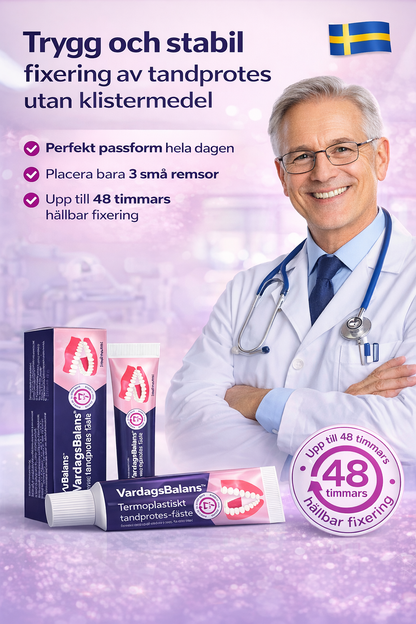 VardagsBalans proteslim | Säkert grepp utan daglig limning i upp till 3 dagar