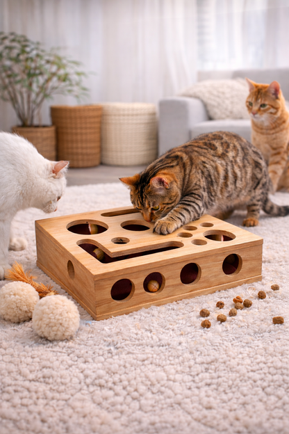 KattKlos Pusselbox™ | Stressfritt kattliv
