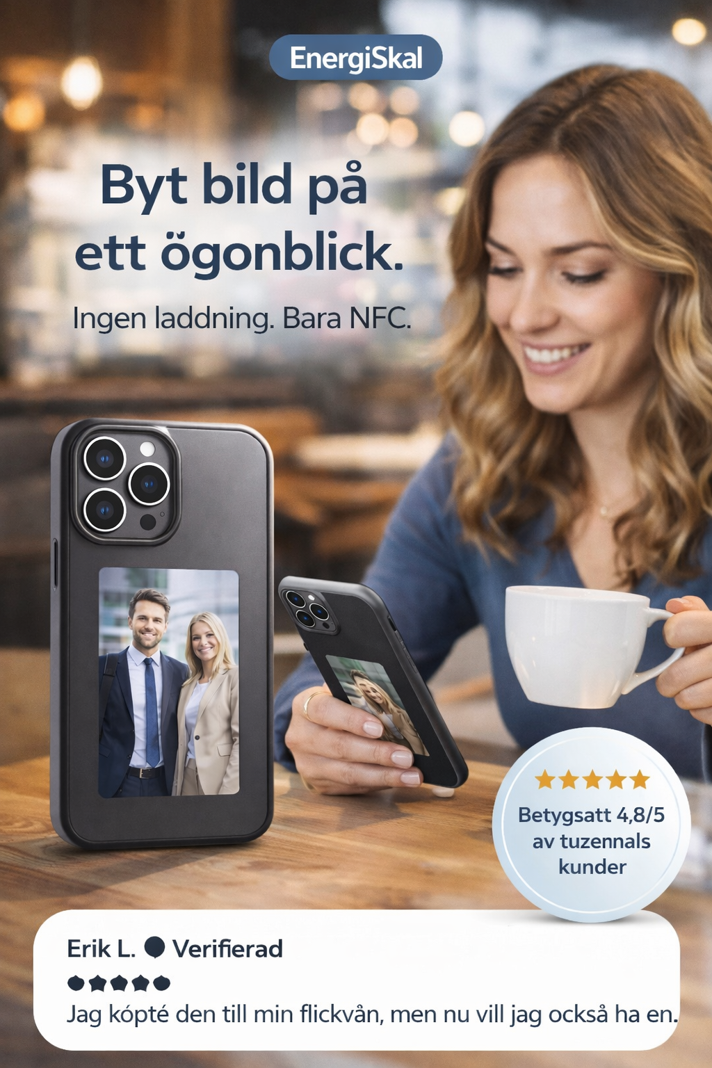 EnergiSkal™ | iPhone-fodral – med levande bild
