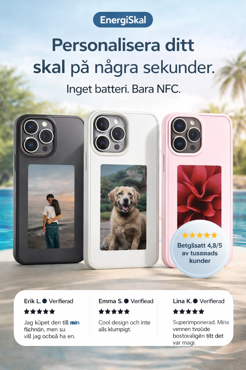 EnergiSkal™ | iPhone-fodral – med levande bild
