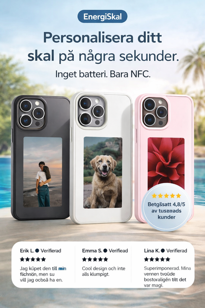 EnergiSkal™ | iPhone-fodral – med levande bild