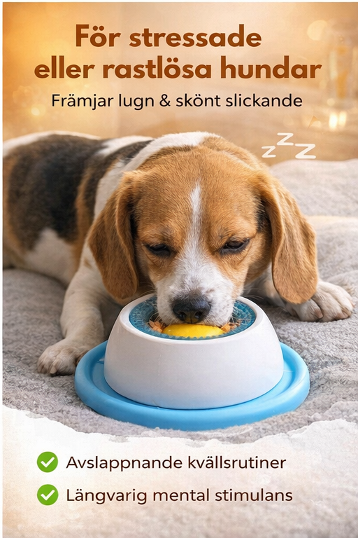 LugnSlick™ Hundboll | Stöder naturlig avslappning