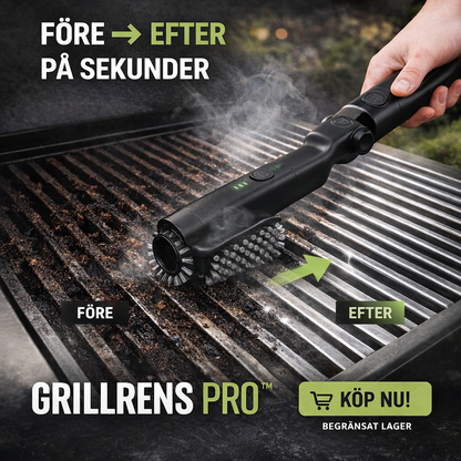 Grillrens pro™ | Trådlös elektrisk grillrengörare