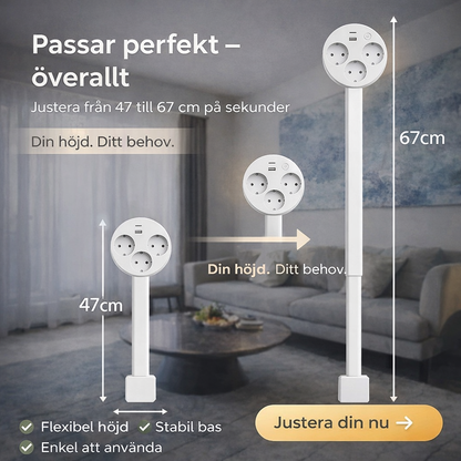 UttagsFlex™ | Enkel åtkomst till dolda eluttag