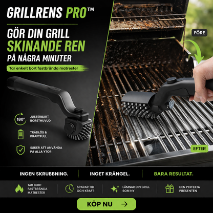 Grillrens pro™ | Trådlös elektrisk grillrengörare