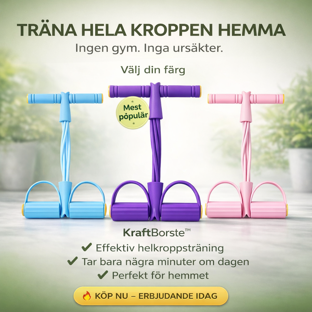 KraftBorste™ | Multifunktionellt träningsband för hela kroppen