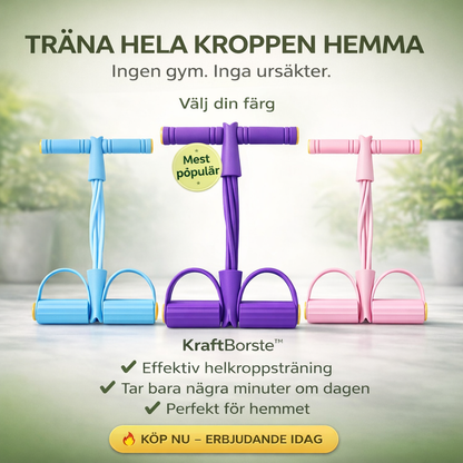 KraftBorste™ | Multifunktionellt träningsband för hela kroppen