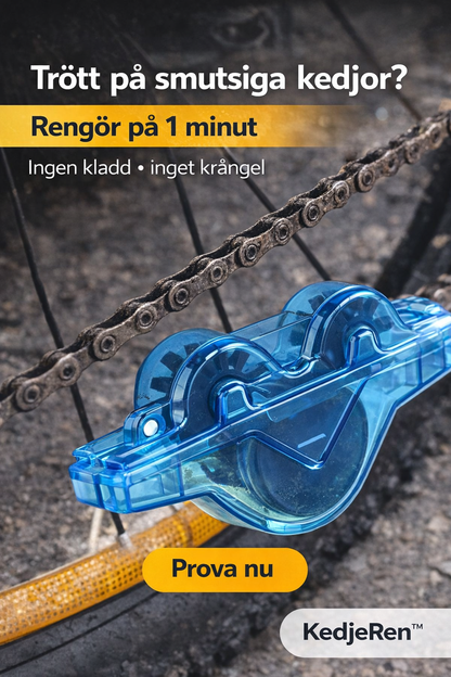 KedjeRen™ | En ren kedja på en minut, utan smutsiga händer