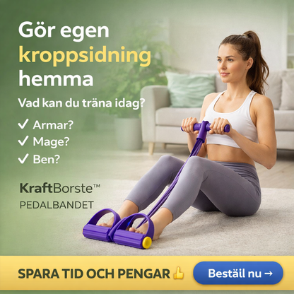 KraftBorste™ | Multifunktionellt träningsband för hela kroppen