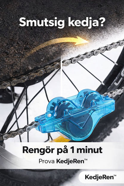 KedjeRen™ | En ren kedja på en minut, utan smutsiga händer