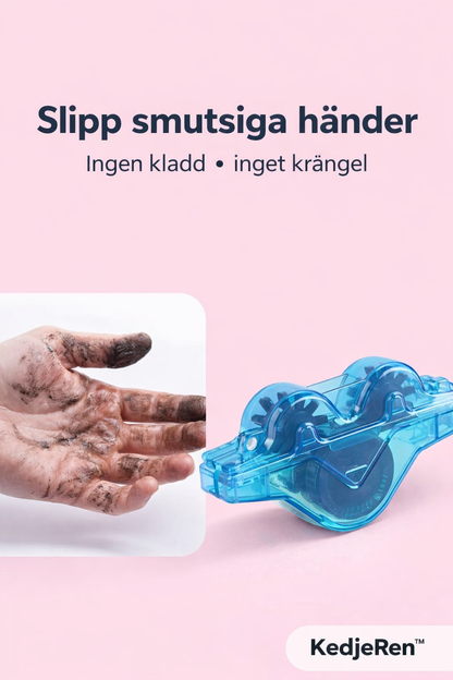 KedjeRen™ | En ren kedja på en minut, utan smutsiga händer