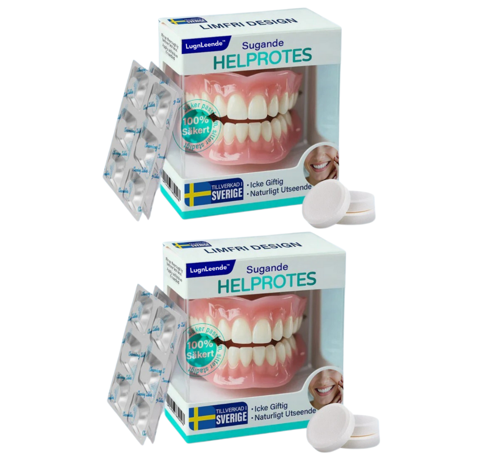 LugnLeende™ Suction-fit Komplett Tandprotes🦷🦷