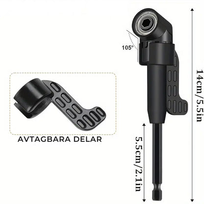 TorqueMaster PRO™ 105° Borrvinkeladapter | Nå Trånga Utrymmen med Lätthet