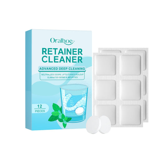 Rengöringstabletter för tandproteser - 1 låda med 12 stycken